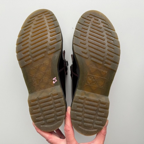 Dr. Martens Burgundy Leather Kiltie Bit Loafers - Picture 8 of 8